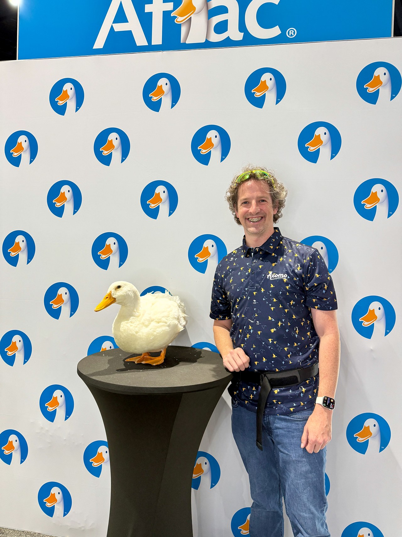The Aflac Duck on display at the SHRM conference