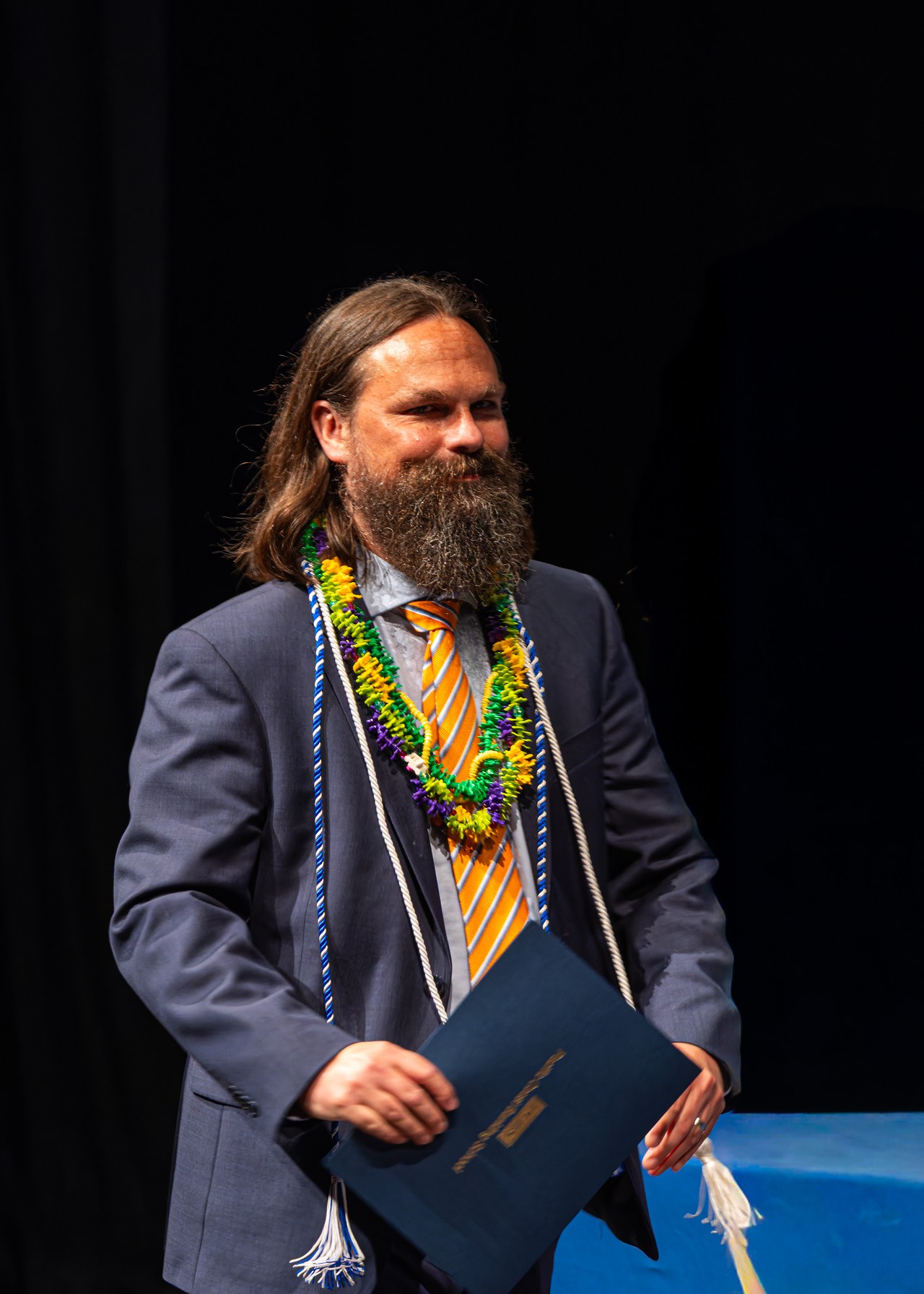 Kevin at his Pacific Coast Banking School graduation at the University of Washington