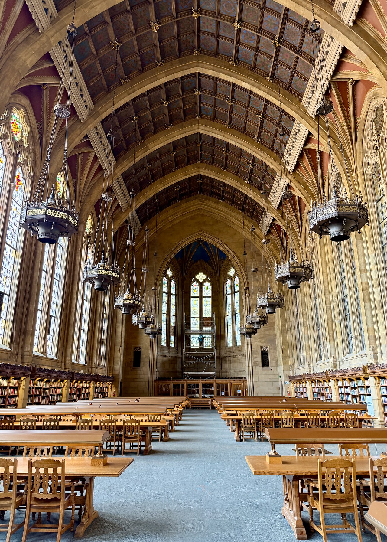 Gothic interior of Suzzallo Library at the University of Washington
